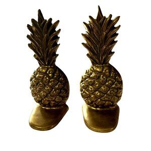Penco brass 8 inch Bookends MCM Hollywood Regency Made in Taiwan Set of 2